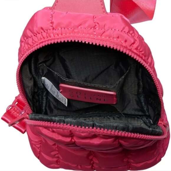 Sol And Selene Rejuvenate Hot Pink Quilted Sling Backpack/NWT main image 9